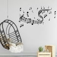 thumbnail image 3 of Ymiko 2Pcs Household Music Note Wallpaper Sticker DIY Wall Stickers for Home Decoration,Wall Sticker,DIY Wallpaper, 3 of 8