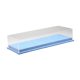 thumbnail image 3 of Vitrina transparente para coche a escala 1/64, con base de cuero sintético, para almacenamiento de coches fundidos a presión, decoración del hogar y Azul, 3 of 10