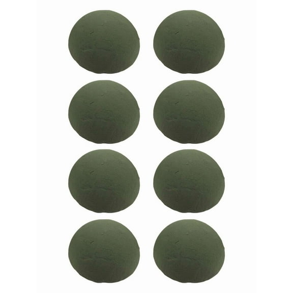 Wet Floral Foam Balls Set Of 8 - Perfect For Fresh & Dried Flower Arrangements!