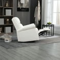Comfy Rocker Recliner Chair, 360 Degree Swivel Nursery Rocking Chair