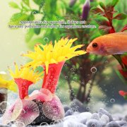LAFGUR Silicone Coral, Aquarium Silicone Coral, Aquarium Ornaments For Aquarium Fish Tank