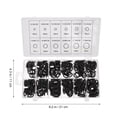 thumbnail image 2 of MasteelfCA 300Pcs Rubber Sealing Rings Rubber O-Ring Assortment Kit Gaskets Seal Kit, 2 of 7