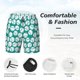 thumbnail image 3 of Fotbe Green Baseball Traje de Baño para Hombre – Shorts de Natación de Secado Rápido con Forro y Bolsillos-Large, 3 of 6