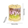 thumbnail image 3 of Ouuluon Night Light Flower Sea Handmade Diy Night Light Kit, Cake Box Romantic Ambient Lamp for Bedroom Birthday Gift for Women Girls, 3 of 7