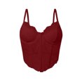 thumbnail image 5 of Kaemgyyd Corset Tops for Women Fashion Going out Outfit Lace Mesh Cami Top Spaghetti Strap Party Clubwear, 5 of 5