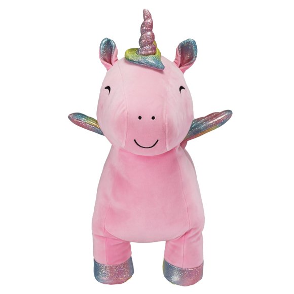 Kid Connection 15''H Plush Flying Pink Unicorn