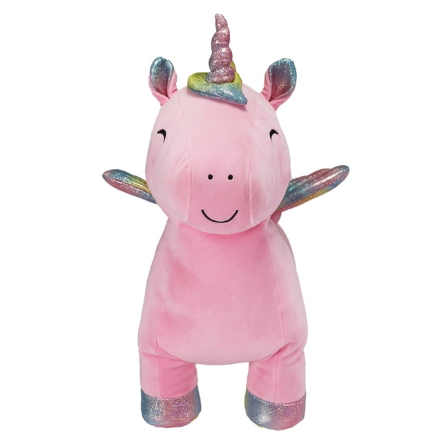 Kid Connection 15''H Plush Flying Pink Unicorn