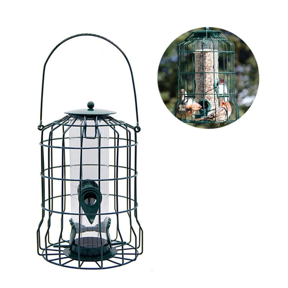Squirrel Resistant Bird Feeders 22 oz Large Bird Feeder with 4