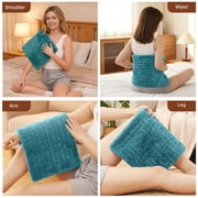 Heating Pad for Back Pain Relief & Period Cramps, Fsa Hsa Eligible,10 Heat Settings, 12x24, Birthday Mothers Day Gifts for Women Men, Blue