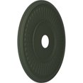 thumbnail image 2 of Ekena Millwork 22"OD x 3 1/2"ID x 1"P Berkshire Thermoformed PVC Ceiling Medallion (Fits Canopies up to 10 1/8"), UltraCover Satin Hunt Club Green, 2 of 5