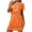 Orange-Christmas, variant on Xfvqtps Christmas Nightgown For Women Large Size Merry Christmas And Antlers Chest Print Short Sleeve Crewneck Solid Color Fashion Comfortable Soft Sleepshirts Green