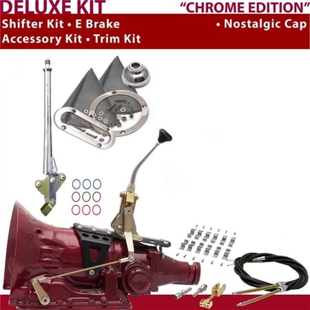 American Shifter 4L60E Shifter Kit 8 in. E-Brake Cable Clamp Trim Kit for CA15F