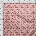 thumbnail image 3 of oneOone Rayon Red Fabric Abstract Floral Fabric For Sewing Printed Craft Fabric By The Yard 56 Inch Wide, 3 of 4