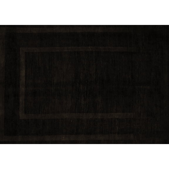 Ahgly Company Indoor Rectangle Abstract Brown Modern Area Rugs, 4' x 6'