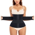 thumbnail image 1 of Eleady Waist Trainer for Women Body Shaper Tummy Control Shapewear Underbust Sport Girdle Corsets Cincher for Workout(Black Small), 1 of 8