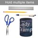 thumbnail image 5 of La Dama y el Vagabundo-theme Cylinder Pen Holder Pencil Organizer with Flannel Lining PVC Leather Material Cardboard Base for study work 10*8CM, 5 of 6