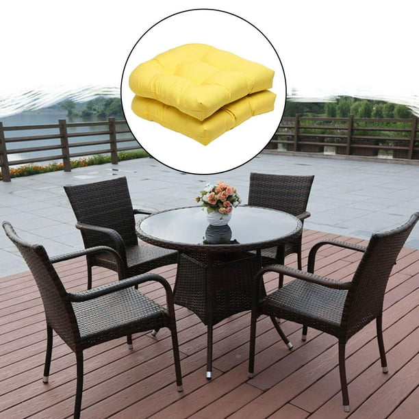 Outdoor Indoor Tufted Seat Cushions 19