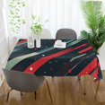 thumbnail image 3 of Yayeee Tablecloths 54" x 72" Rectangle Wrinkle Resistant Party Table Cover, Stars Abstract Lines, 3 of 8