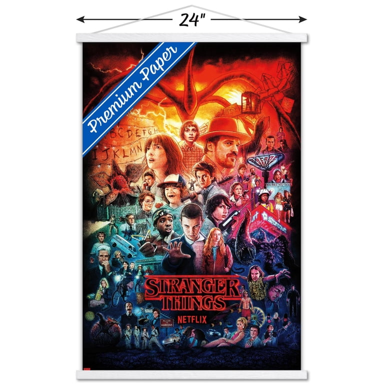 Netflix Stranger Things - Three Seasons One Sheet Wall Poster with