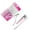 PK, variant on 3Piece Stainless Steels Cuticle Scissors Set Precisions Ground Blade Ergonomic Handle For Home Salon Or Travel Nails Care