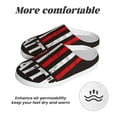 thumbnail image 6 of Disketp USA Flag Cross Women's Men's Slippers Plush Slip-On House Slipper for Winter Indoor Soft Cushion Non-slip Fluffy Slides Slippers-35/36, 6 of 7