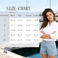 thumbnail image 3 of Bermuda Shorts for Women Summer Cargo Shorts Mid Rise Mini Length with Pockets and Belt Loops Hiking Travel Clothes, XL, 3 of 6