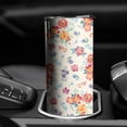 thumbnail image 4 of Spring Flowers 20 Oz Skinny Tumbler with Lid and Straw - Double Wall Vacuum Insulated Tumbler- Insulated Travel Coffee Mug, 4 of 5