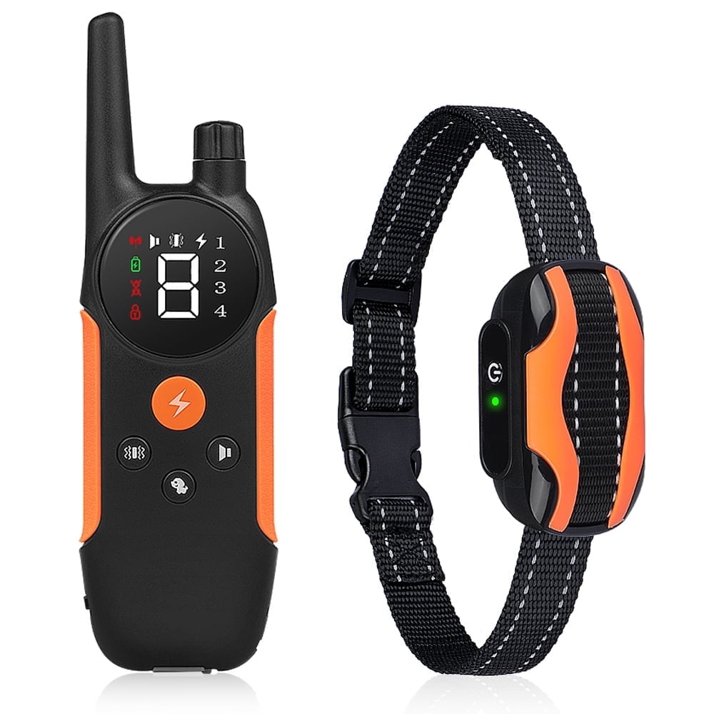 MASBRILL Dog Training Collar 2000Ft Range, Waterproof, Rechargeable, Beep  Vibration Safe Shock, Green - Walmart.com
