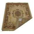 thumbnail image 2 of Rugsotic Carpets Hand Knotted Aras, Oriental Wool Area Rug, Ivory,Rose, 8'x11', 2 of 5