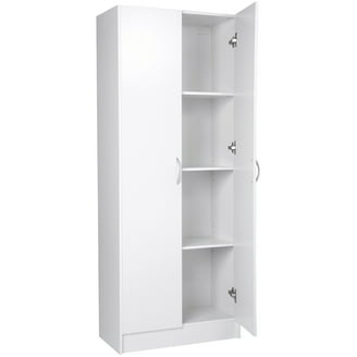 Hodedah 4-Door Kitchen Pantry with 4-Shelves, Beech - Walmart.com
