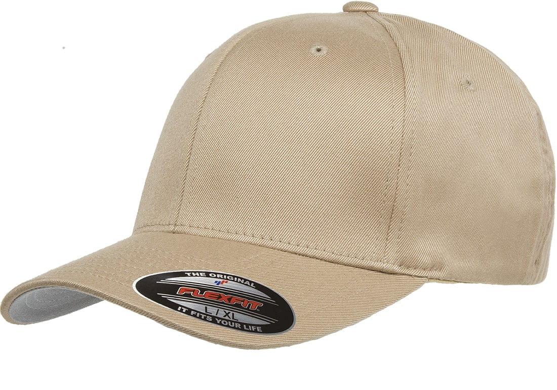 khaki flexfit hat
