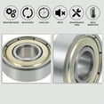 thumbnail image 2 of Shisuyan Roulements à Charge 608zz Argent 10 Pcs 0.86X0.86X0.28 Po, 2 of 9