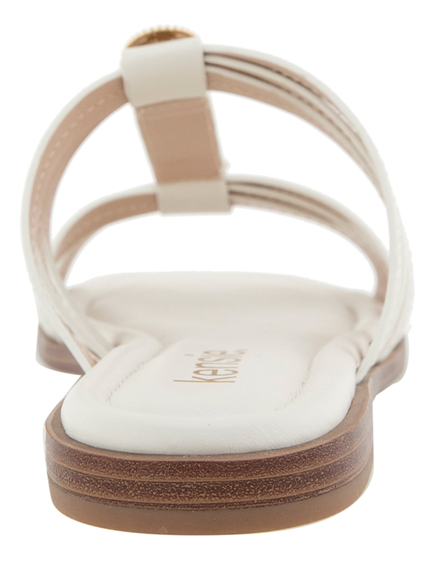 Kensie Women's Rallow Shell Strappy Slide Sandal