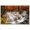 Unframe-style, variant on Autumn Forest Waterfall Wall Art Scenic Nature Landscape Fall Leaves Poster