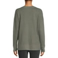 thumbnail image 2 of Time and Tru Women's Crewneck Sweatshirt, 2 of 2