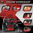 thumbnail image 4 of Qaba Mechanic Kids Truck Engine Toy Set, Car Service Play Set, Red, 4 of 9