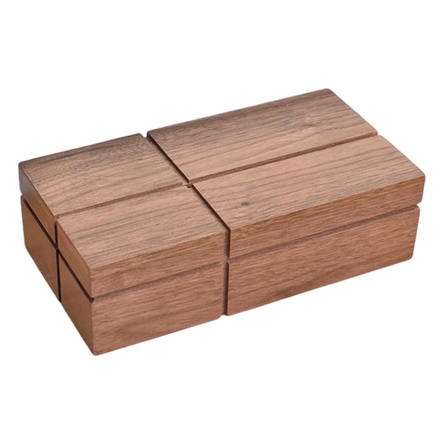 Servilletero de madera Estuche multiusos para pañuelos faciales Estuche para pañuelos retro Estuche para pañuelos faciales para soportes de noche Mesa Sunnimix Estuche porta pañuelos