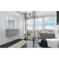 thumbnail image 5 of Amazon 30" Gray Wood Floating Vanity with Gray Top and Brushed Nickel Trim, 5 of 20