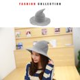 thumbnail image 4 of Worallymy Sombrero de bruja moderno con parte superior puntiaguda para mujer gorro de lana de oveja sombrero de pesca tejido Worallymy JD735815336, 4 of 5