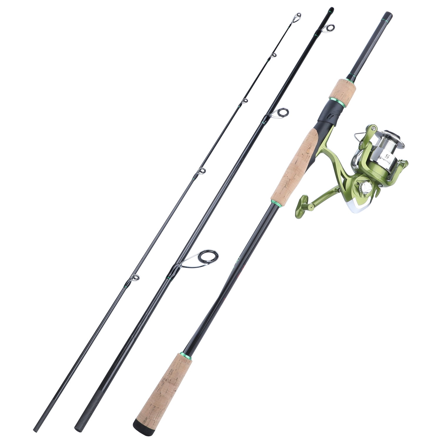 Sougayilang Rod Reel Combo 3 Sections Fishing Rod and Lightweight