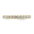 thumbnail image 3 of 1 Ct. Natural Diamond Wedding Ring Womens U-Prong Eternity Band 14k Yellow Gold, 3 of 5