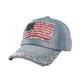 thumbnail image 2 of Qarigey Gorra de béisbol ajustable de poliéster para protección solar en sombrero multicolor de moda Sombreros mezclilla 2, 2 of 6