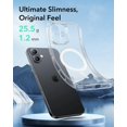 thumbnail image 3 of Funda de teléfono ESR para iPhone 16 Plus transparente compatible con MagSafe, 3 of 8