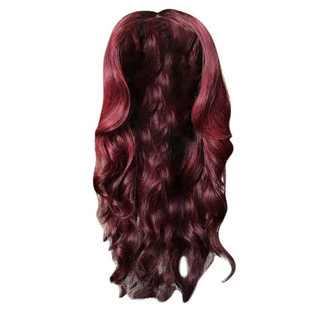 Tuscom 29.5in Long High Fiber Curly Wig for Women, Natural Looking Synthetic Cosplay Wig for Halloween/Costume/Party, Adjustable Breathable Lace Cap