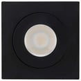 thumbnail image 4 of 9w CCT Tunable LED Direct Wire Downlight 4-in Square Remote Driver Black, 4 of 7