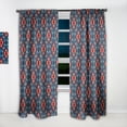 thumbnail image 2 of Designart 'Abstract Tribal Pattern' Bohemian & Eclectic Curtain Panel, 2 of 5