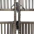 thumbnail image 5 of vidaXL Room Divider 3 Panels Grey Poly Rattan, 5 of 5