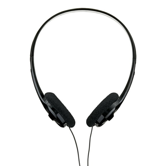 onn On-Ear Headphones, Black