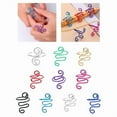 thumbnail image 2 of 20 Pcs Snake Shape Crochet Rings Yarn Rings Tension Rings for Crocheting, 2 of 21