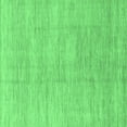 thumbnail image 1 of Ahgly Company Indoor Square Abstract Emerald Green Modern Area Rugs, 4' Square, 1 of 4